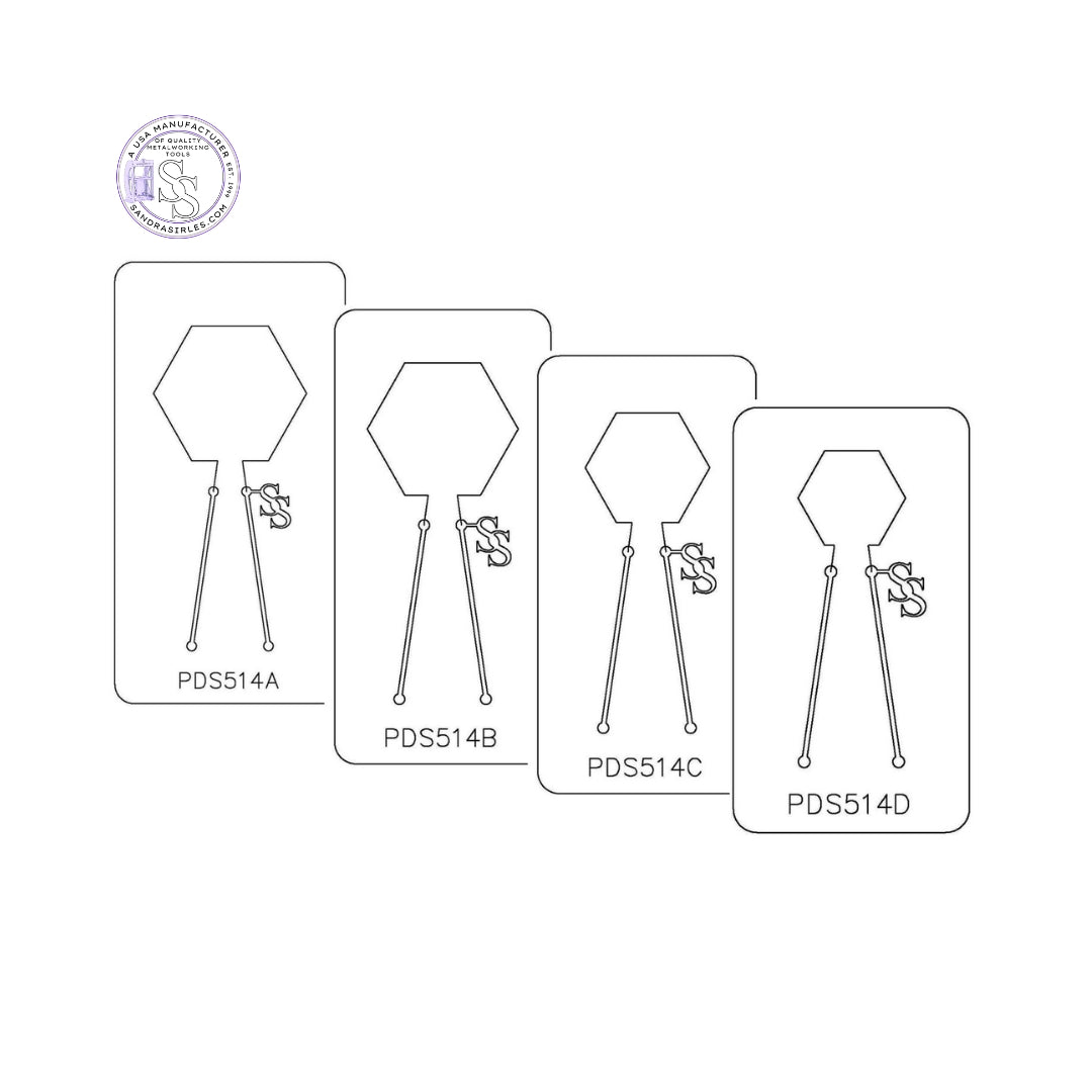 PANCAKE DIE PDS514 SHAPE 14 HEXAGON